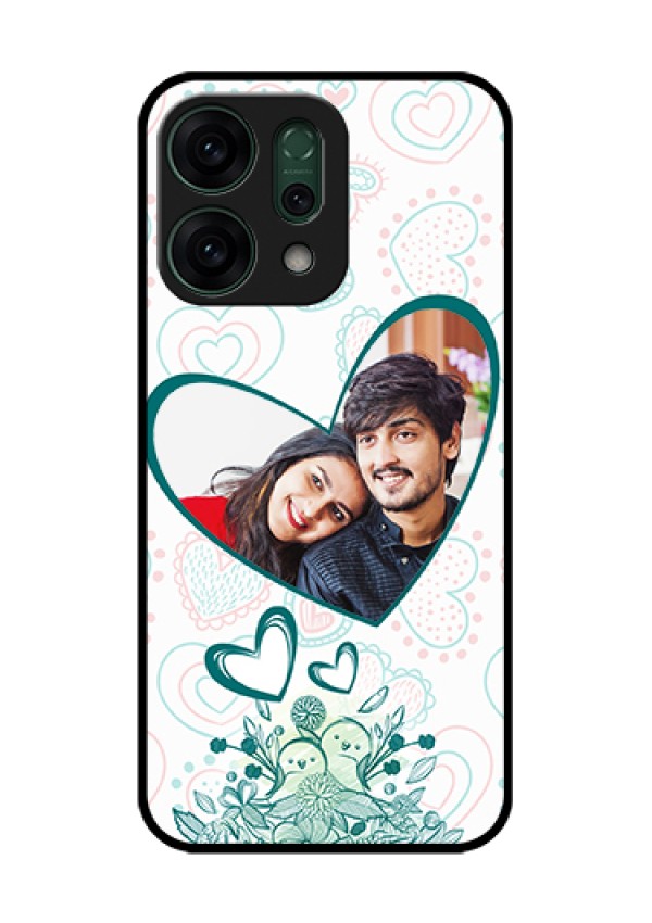 Oppo Reno 14 5G Custom Glass Phone Case - Premium Couple Design
