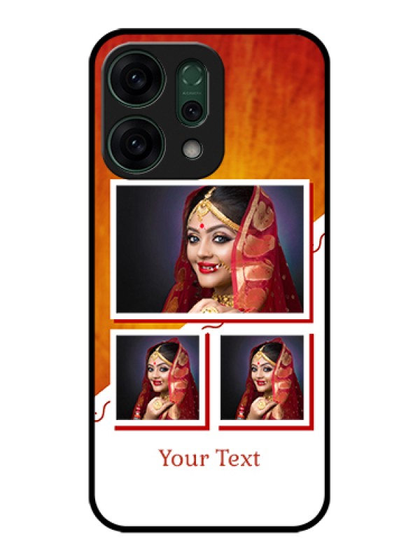 Custom Oppo Reno 14 5G Custom Glass Phone Case - Wedding Memories Design