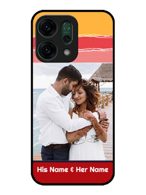 Custom Oppo Reno 14 5G Custom Glass Phone Case - Colorful Case Design