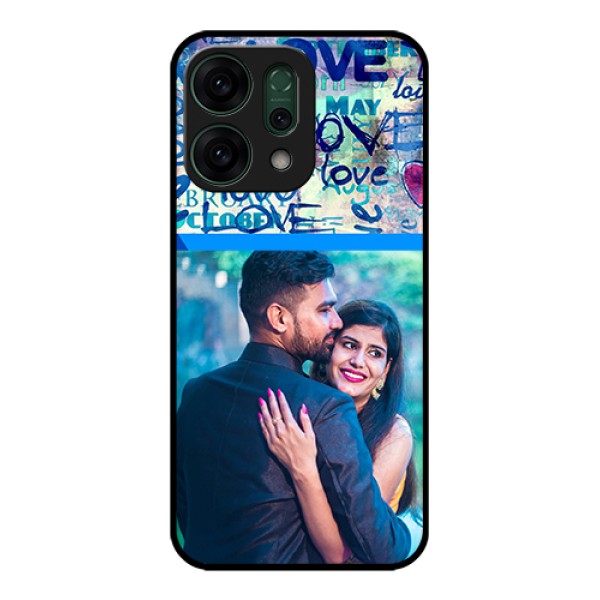Oppo Reno 14 5G Custom Glass Phone Case - Colorful Love Design
