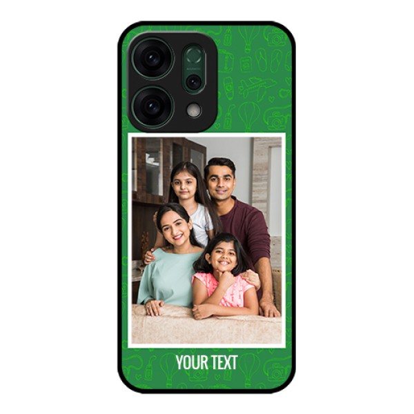 Oppo Reno 14 5G Custom Glass Phone Case - Picture Upload Design