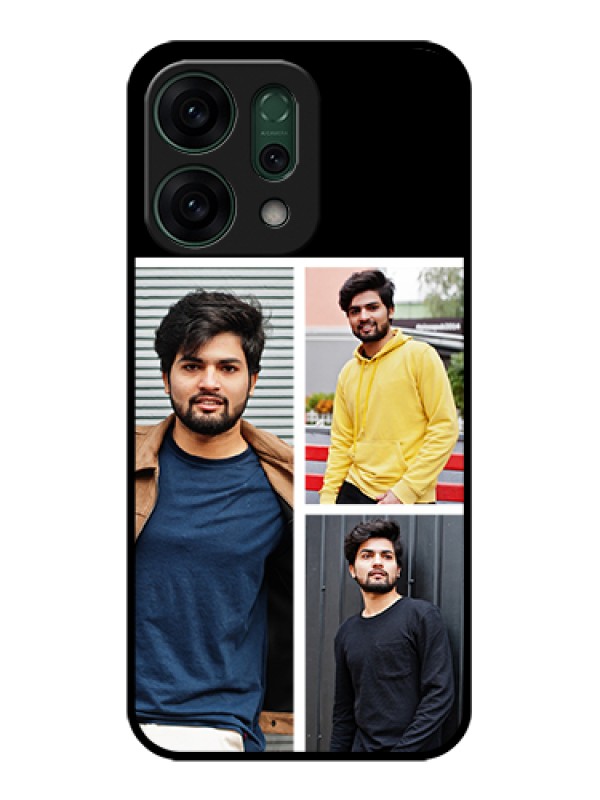 Custom Oppo Reno 14 5G Custom Glass Phone Case - Upload Multiple Picture Design