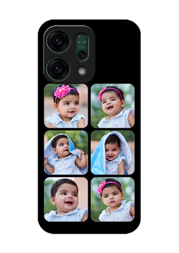 Oppo Reno 14 5G Custom Glass Phone Case - Multiple Pictures Design