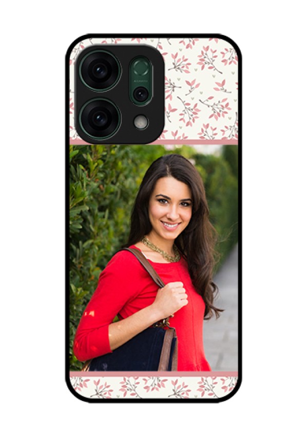 Oppo Reno 14 5G Custom Glass Phone Case - Stunning Floral Design