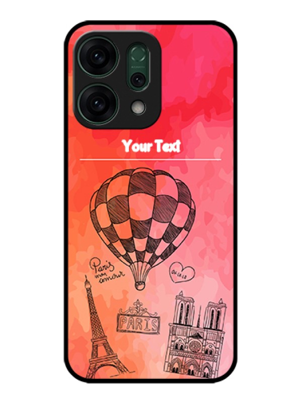 Custom Oppo Reno 14 5G Custom Glass Phone Case - Paris Theme Design