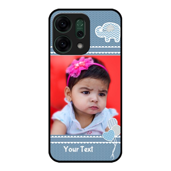 Oppo Reno 14 5G Custom Glass Phone Case - With Kids Pattern Design Oppo Reno 14 5G Custom Glass Phone Case - With Kids Pattern Design