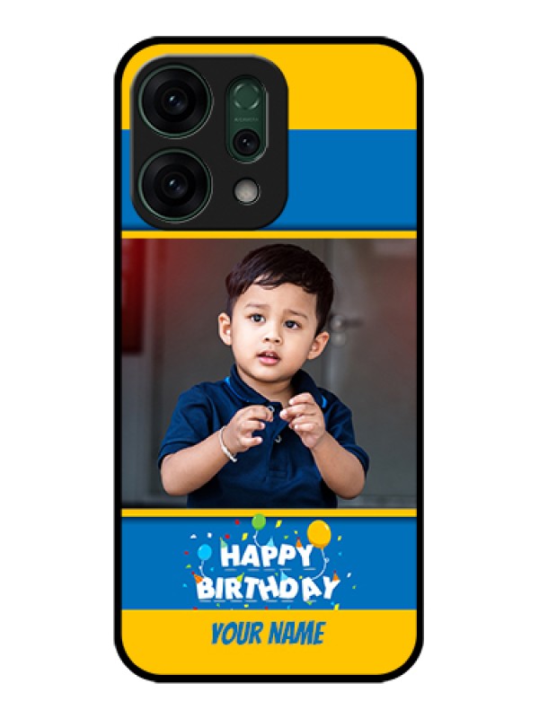 Custom Oppo Reno 14 5G Custom Glass Phone Case - Birthday Wishes Design