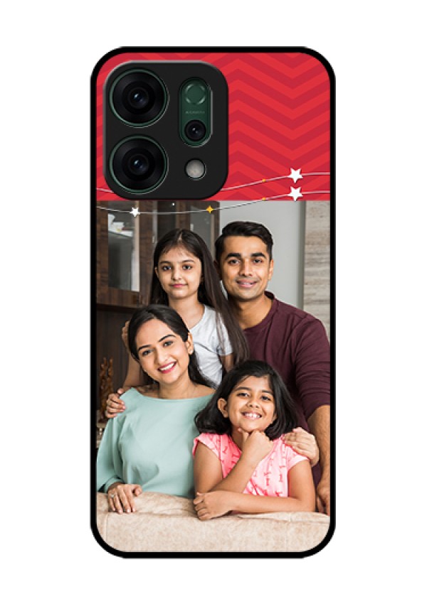 Oppo Reno 14 5G Custom Glass Phone Case - Happy Family Design