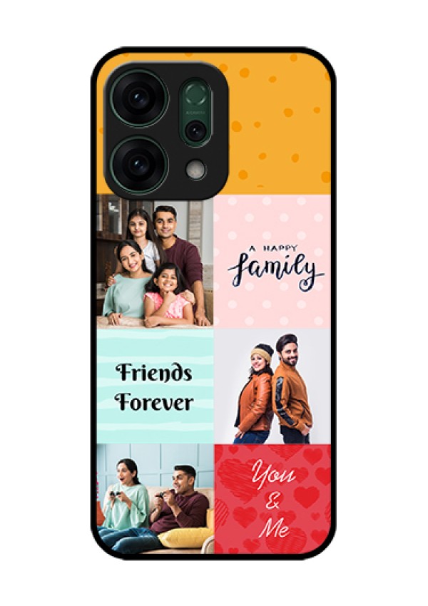 Oppo Reno 14 5G Custom Glass Phone Case - Images With Quotes Design