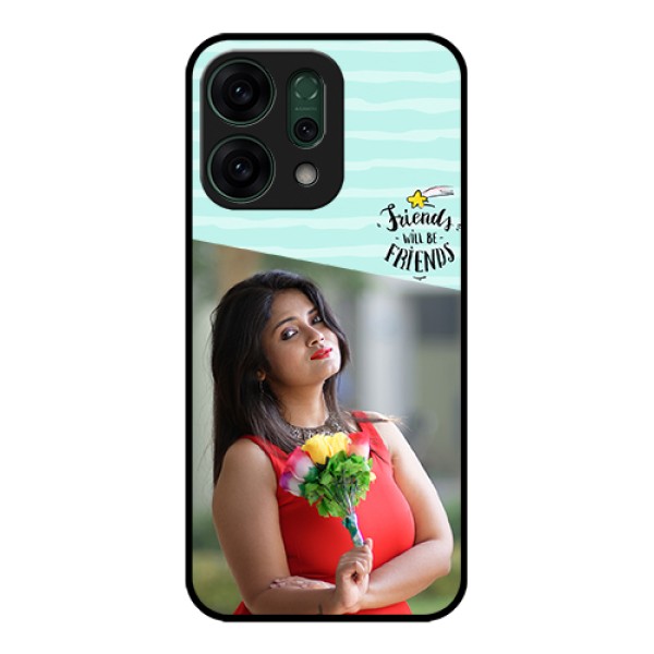 Oppo Reno 14 5G Custom Glass Phone Case - Friends Picture Icon Design Oppo Reno 14 5G Custom Glass Phone Case - Friends Picture Icon Design