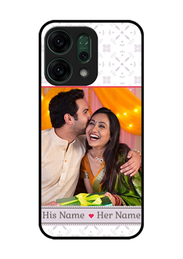 Oppo Reno 14 5G Custom Glass Phone Case - With Photo And Ethnic Design