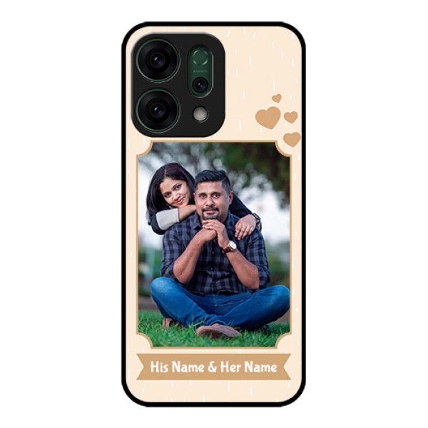 Oppo Reno 14 5G Custom Glass Phone Case - With Confetti Love Design Oppo Reno 14 5G Custom Glass Phone Case - With Confetti Love Design
