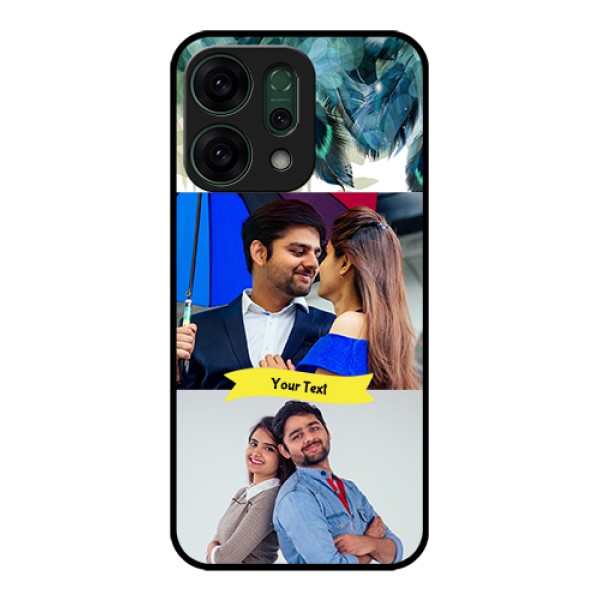 Oppo Reno 14 5G Custom Glass Phone Case - Image With Boho Peacock Feather Design Oppo Reno 14 5G Custom Glass Phone Case - Image With Boho Peacock Feather Design