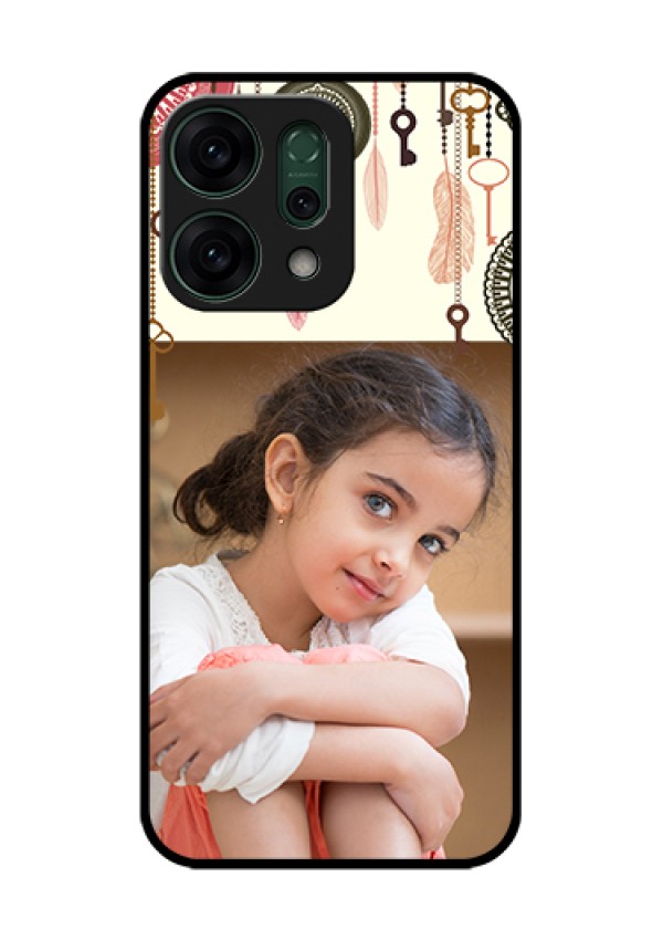 Oppo Reno 14 5G Custom Glass Phone Case - Boho Style Design
