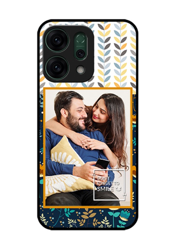 Oppo Reno 14 5G Custom Glass Phone Case - Pattern Design