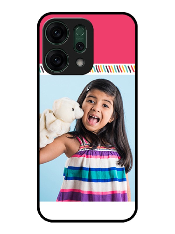 Custom Oppo Reno 14 5G Custom Glass Phone Case - Line Art Design