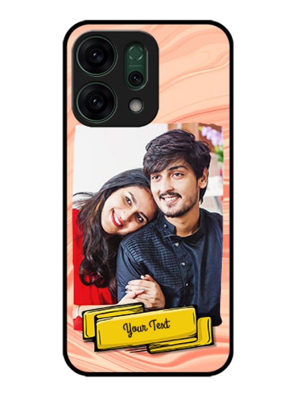 Custom Oppo Reno 14 5G Custom Glass Phone Case - Marble Texture Design