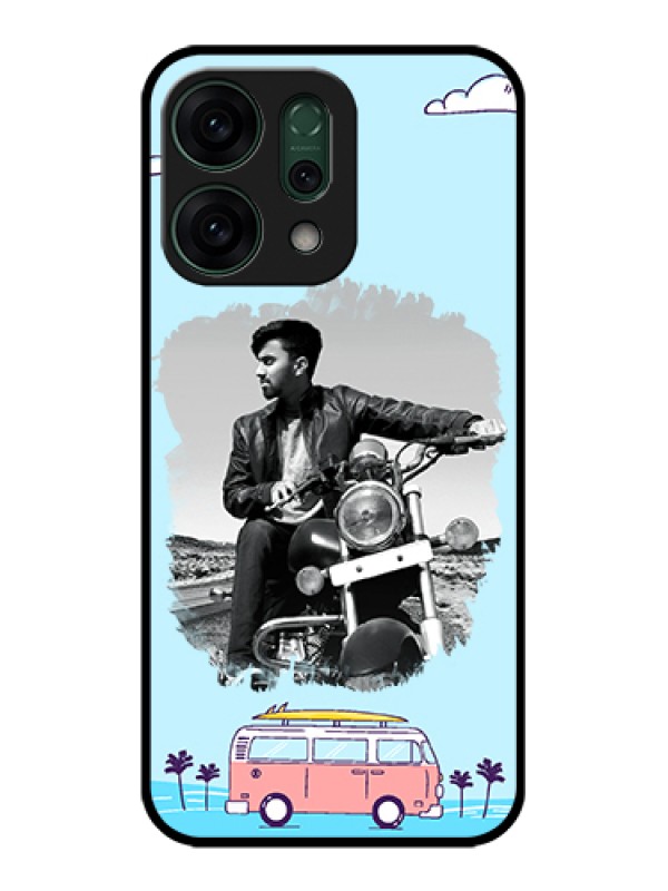 Custom Oppo Reno 14 5G Custom Glass Phone Case - Travel & Adventure Design