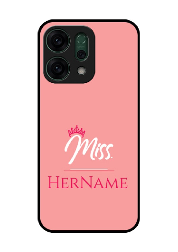 Oppo Reno 14 5G Custom Glass Phone Case - Mrs With Name Design