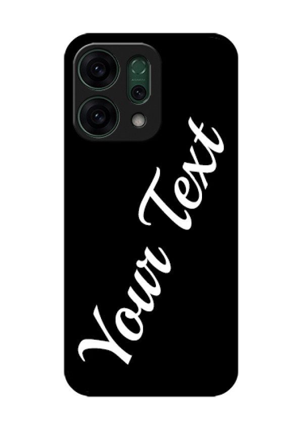 Oppo Reno 14 5G Custom Glass Phone Case - With Your Name Design