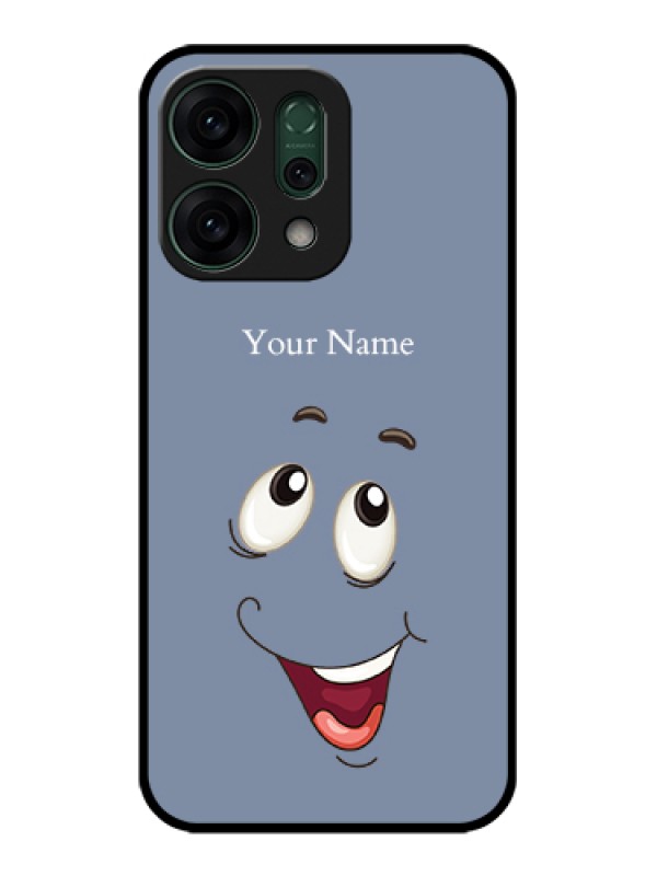 Custom Oppo Reno 14 5G Custom Glass Phone Case - Laughing Cartoon Face Design