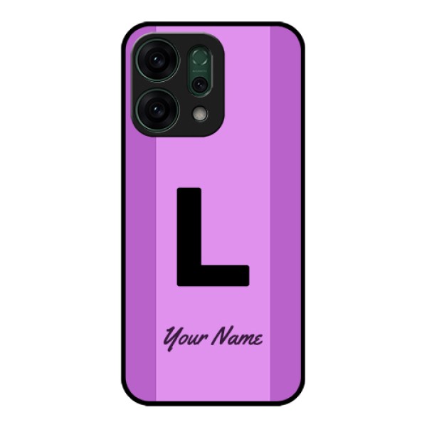 Oppo Reno 14 5G Custom Glass Phone Case - Tricolor Custom Text Design Oppo Reno 14 5G Custom Glass Phone Case - Tricolor Custom Text Design