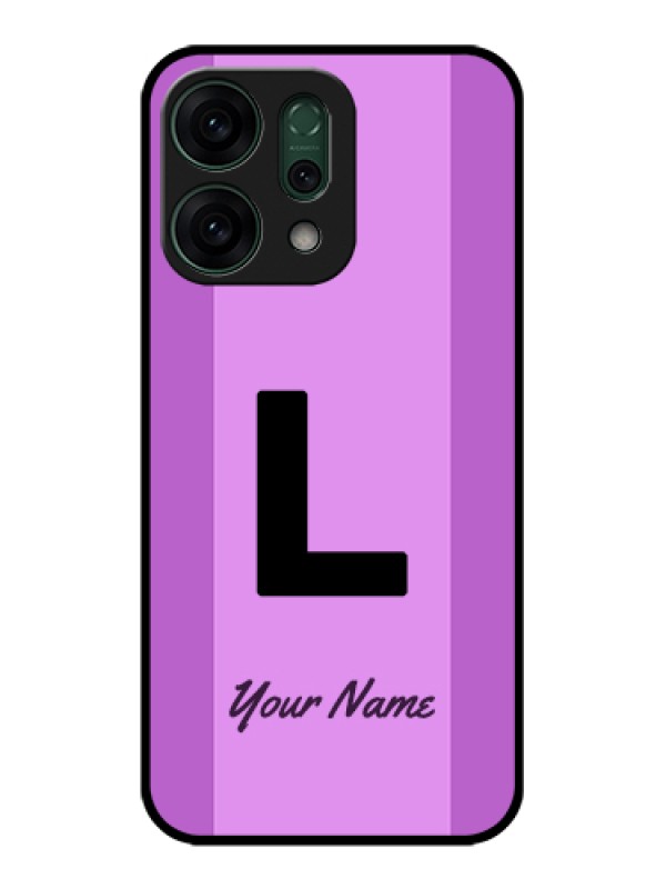 Custom Oppo Reno 14 5G Custom Glass Phone Case - Tricolor Custom Text Design