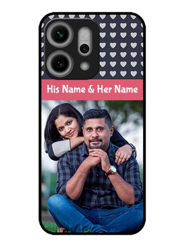 Custom Oppo Reno 14 Pro 5G Custom Glass Phone Case - Love Symbols Design