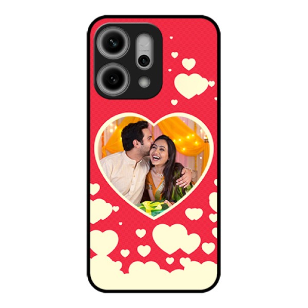 Oppo Reno 14 Pro 5G Custom Glass Phone Case - Love Symbols Phone Cover Design