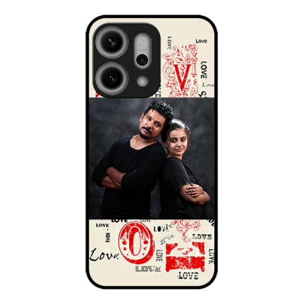 Oppo Reno 14 Pro 5G Custom Glass Phone Case - Trendy Love Design Case
