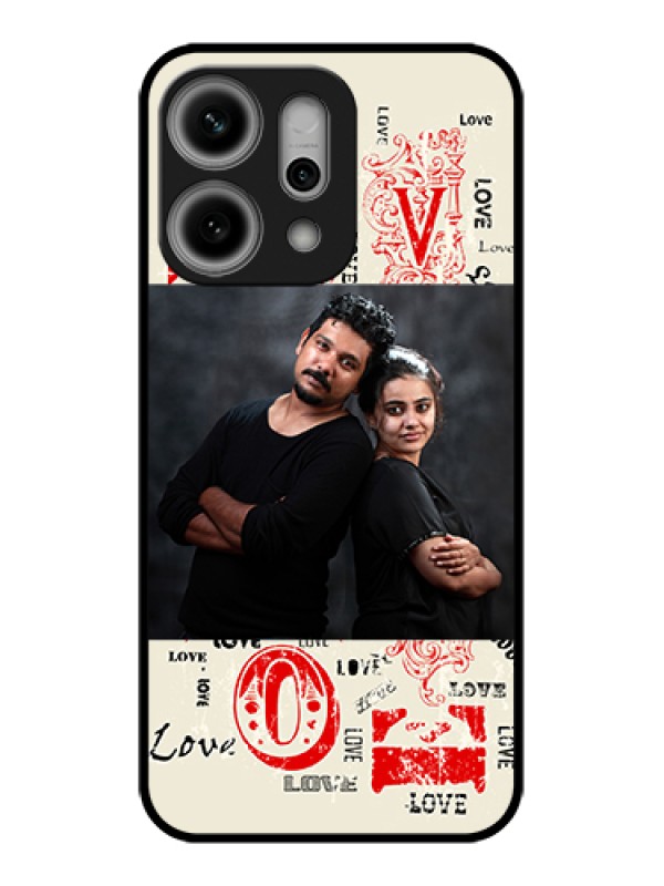 Custom Oppo Reno 14 Pro 5G Custom Glass Phone Case - Trendy Love Design Case