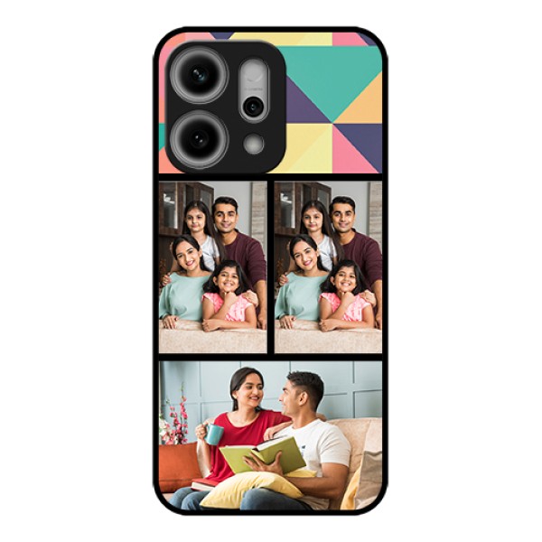 Oppo Reno 14 Pro 5G Custom Glass Phone Case - Bulk Pic Upload Design