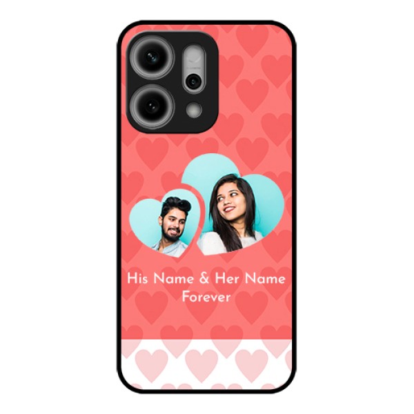 Oppo Reno 14 Pro 5G Custom Glass Phone Case - Couple Pic Upload Design