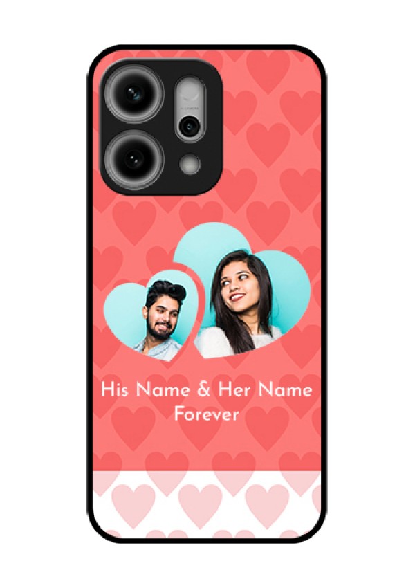 Oppo Reno 14 Pro 5G Custom Glass Phone Case - Couple Pic Upload Design