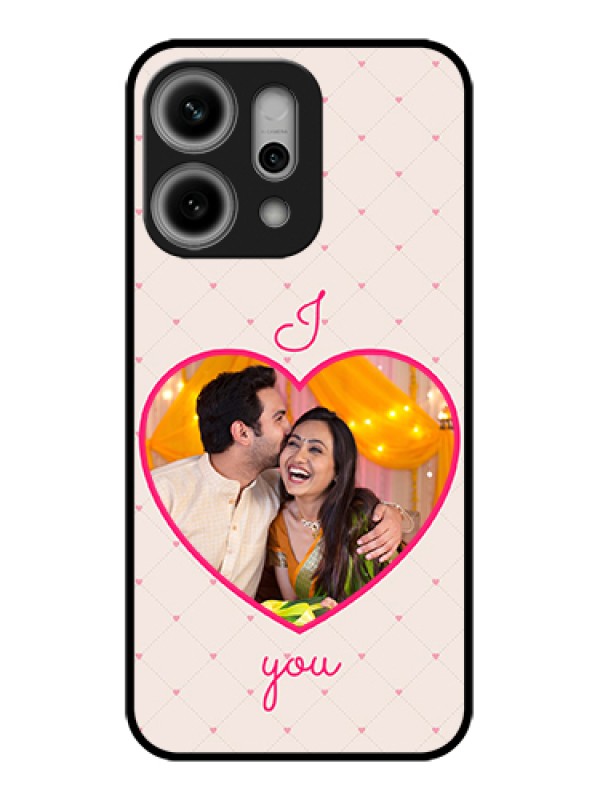 Custom Oppo Reno 14 Pro 5G Custom Glass Phone Case - Heart Shape Design