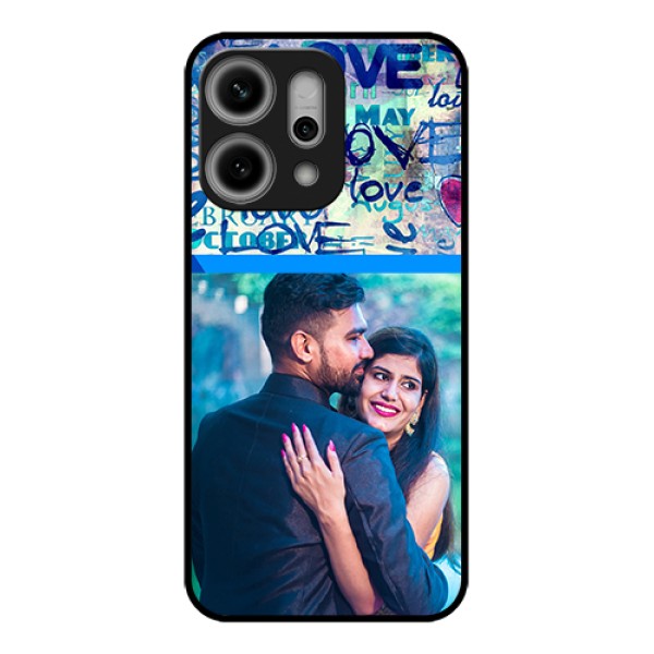 Oppo Reno 14 Pro 5G Custom Glass Phone Case - Colorful Love Design