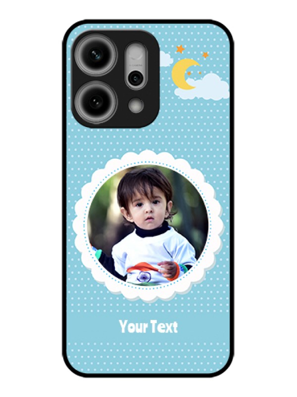 Custom Oppo Reno 14 Pro 5G Custom Glass Phone Case - Violet Pattern Design