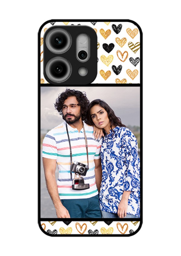 Oppo Reno 14 Pro 5G Custom Glass Phone Case - Love Symbol Design