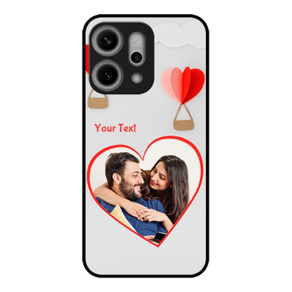 Oppo Reno 14 Pro 5G Custom Glass Phone Case - Parachute Love Design