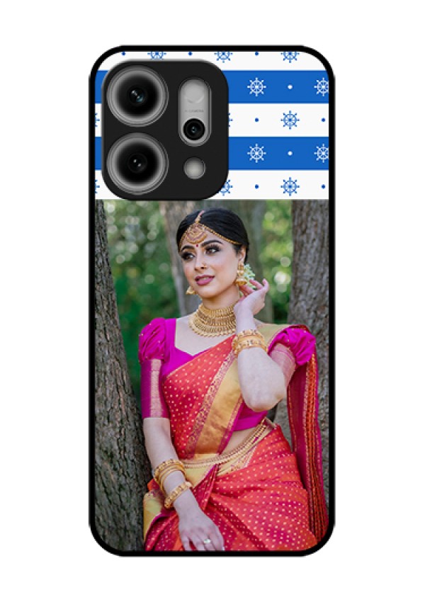 Oppo Reno 14 Pro 5G Custom Glass Phone Case - Snow Pattern Design