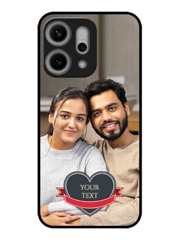 Custom Oppo Reno 14 Pro 5G Custom Glass Phone Case - Just Married Couple Design