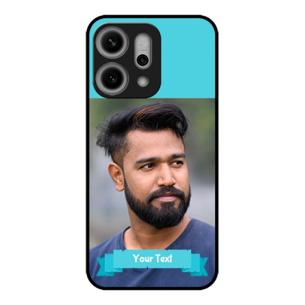 Oppo Reno 14 Pro 5G Custom Glass Phone Case - Blue Color Design Oppo Reno 14 Pro 5G Custom Glass Phone Case - Blue Color Design
