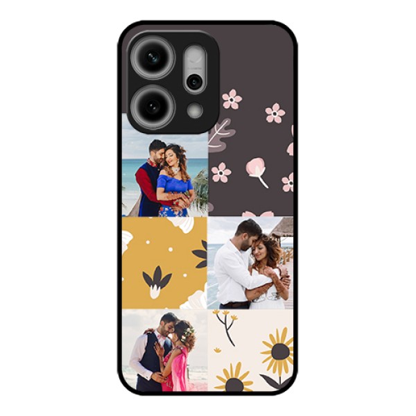 Oppo Reno 14 Pro 5G Custom Glass Phone Case - 3 Images With Floral Design Oppo Reno 14 Pro 5G Custom Glass Phone Case - 3 Images With Floral Design