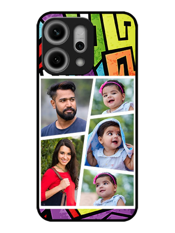 Custom Oppo Reno 14 Pro 5G Custom Glass Phone Case - Graffiti Pattern Design