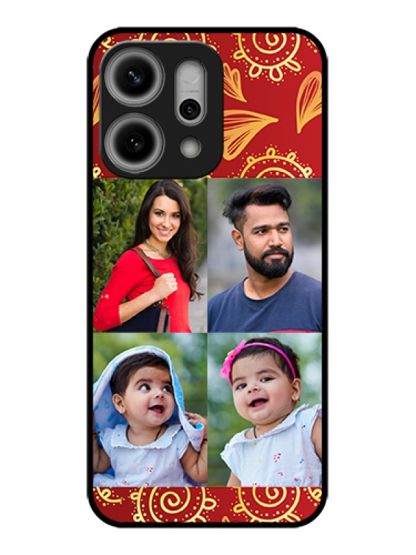 Custom Oppo Reno 14 Pro 5G Custom Glass Phone Case - 4 Image Traditional Design