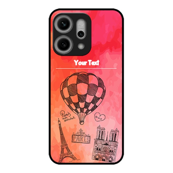 Oppo Reno 14 Pro 5G Custom Glass Phone Case - Paris Theme Design