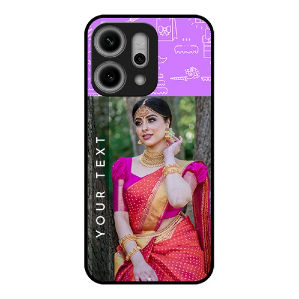 Oppo Reno 14 Pro 5G Custom Glass Phone Case - Birthday Icons Design