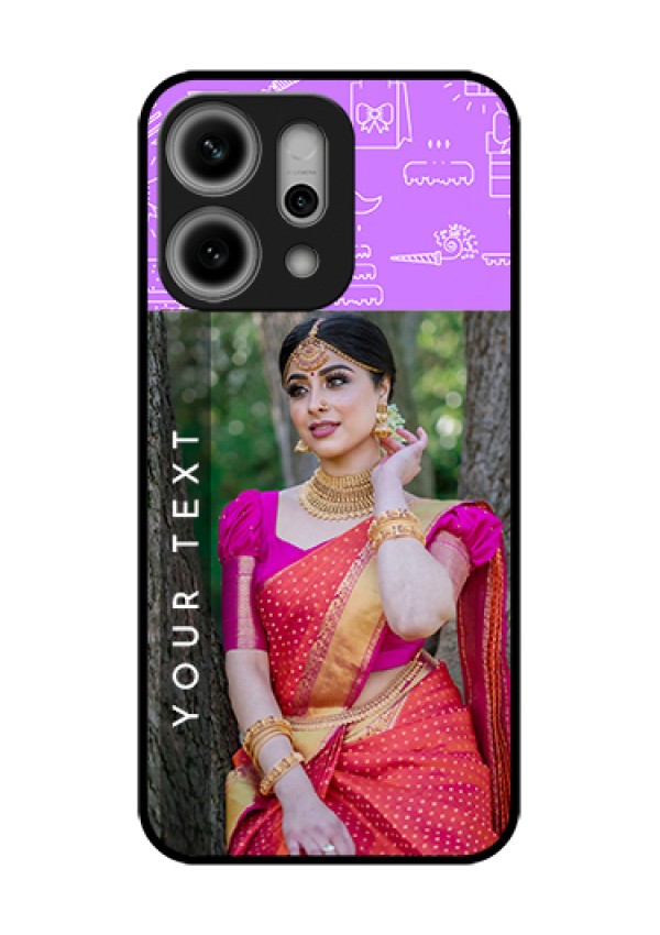 Oppo Reno 14 Pro 5G Custom Glass Phone Case - Birthday Icons Design