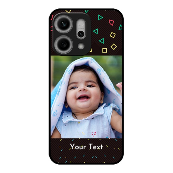 Oppo Reno 14 Pro 5G Custom Glass Phone Case - With Confetti Birthday Design Oppo Reno 14 Pro 5G Custom Glass Phone Case - With Confetti Birthday Design