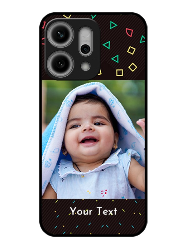 Custom Oppo Reno 14 Pro 5G Custom Glass Phone Case - With Confetti Birthday Design